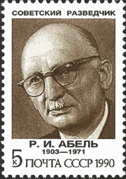 Rudolf Abel stamp